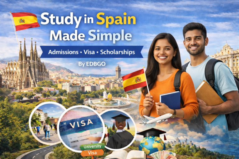 Study in Spain Made Simple – Expert Advice on Admissions, Visa & Scholarships by EDBGO