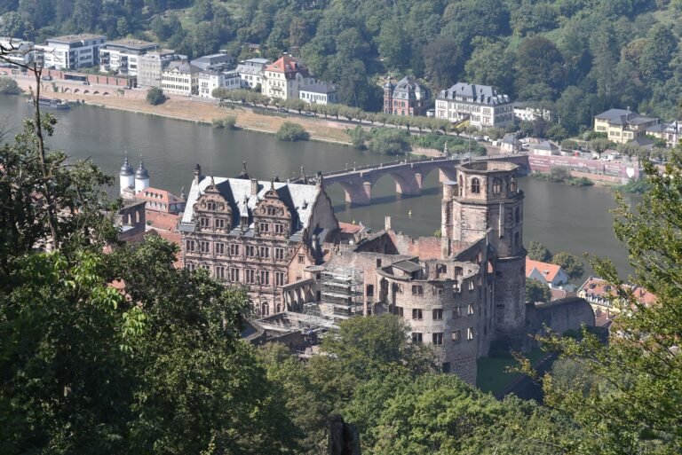 Study in Germany from India - Heidelberg castle and old bridge