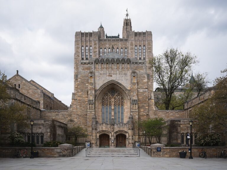 Sterling Memorial Library at Yale University, for the guide to fully funded scholarships in USA for Indian students