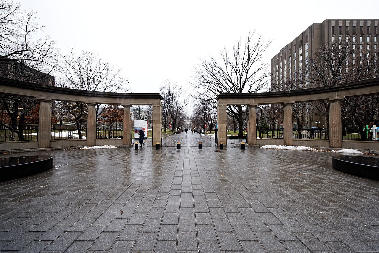 Gates of a leading Canadian university offering masters programs in Canada for Indian students